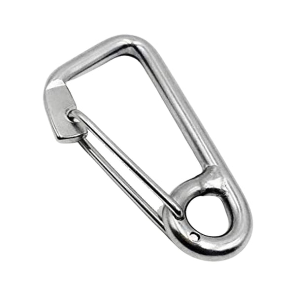 Marine City 316 Marine Grade Stainless Steel Carabiner Spring Snap Hook Boat (3 Inches)