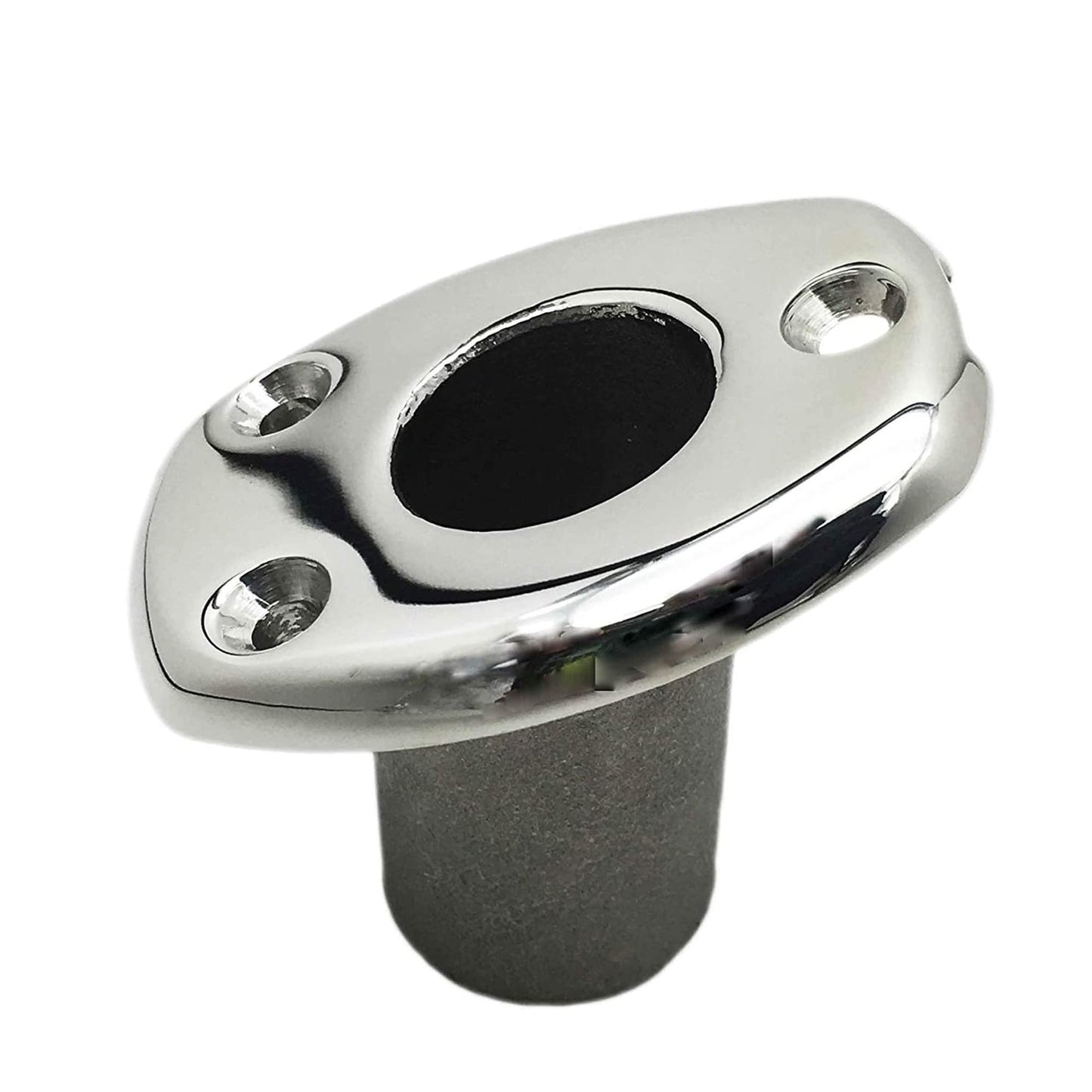 MARINE CITY Deck Flush Base Flag Socket  Stainless Steel, Fits 1" Stanchion Poles