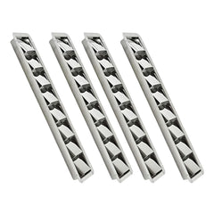 Marine City Ventilación con rejilla de acero inoxidable con 8 ranuras, 16-13/16” × 3” × 1-1/4” (2 piezas) 