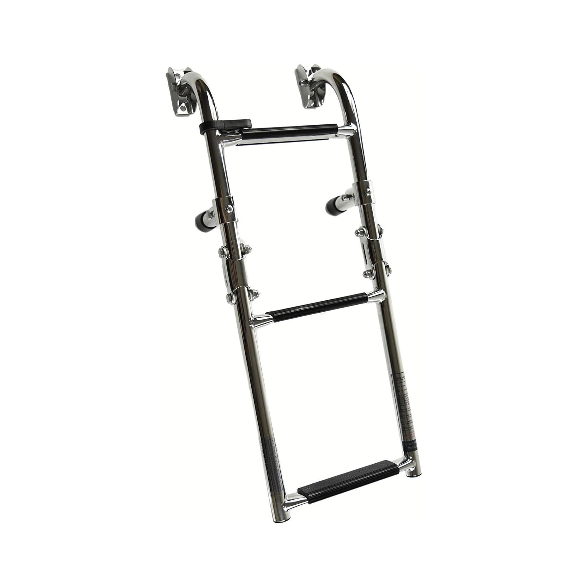 Marine City Foldable 1+2 Step Boarding Ladder – 304 Stainless Steel Boat Ladder