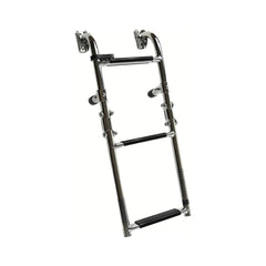 Marine City Foldable 1+2 Step Boarding Ladder – 304 Stainless Steel Boat Ladder