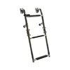 Marine City Escalera de embarque plegable de acero inoxidable para yates y barcos de grado marino de 1+2 escalones