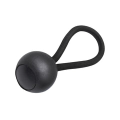 Marine City Cordón elástico de bola negra de polietileno para escaleras telescópicas para barcos de 2/3/4 escalones (para escaleras telescópicas para barcos de 2 escalones) 