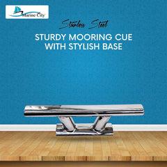 Marine City 12” Mooring Bollard Cleat – 316 Stainless Steel, Heavy Duty 8000 lbs