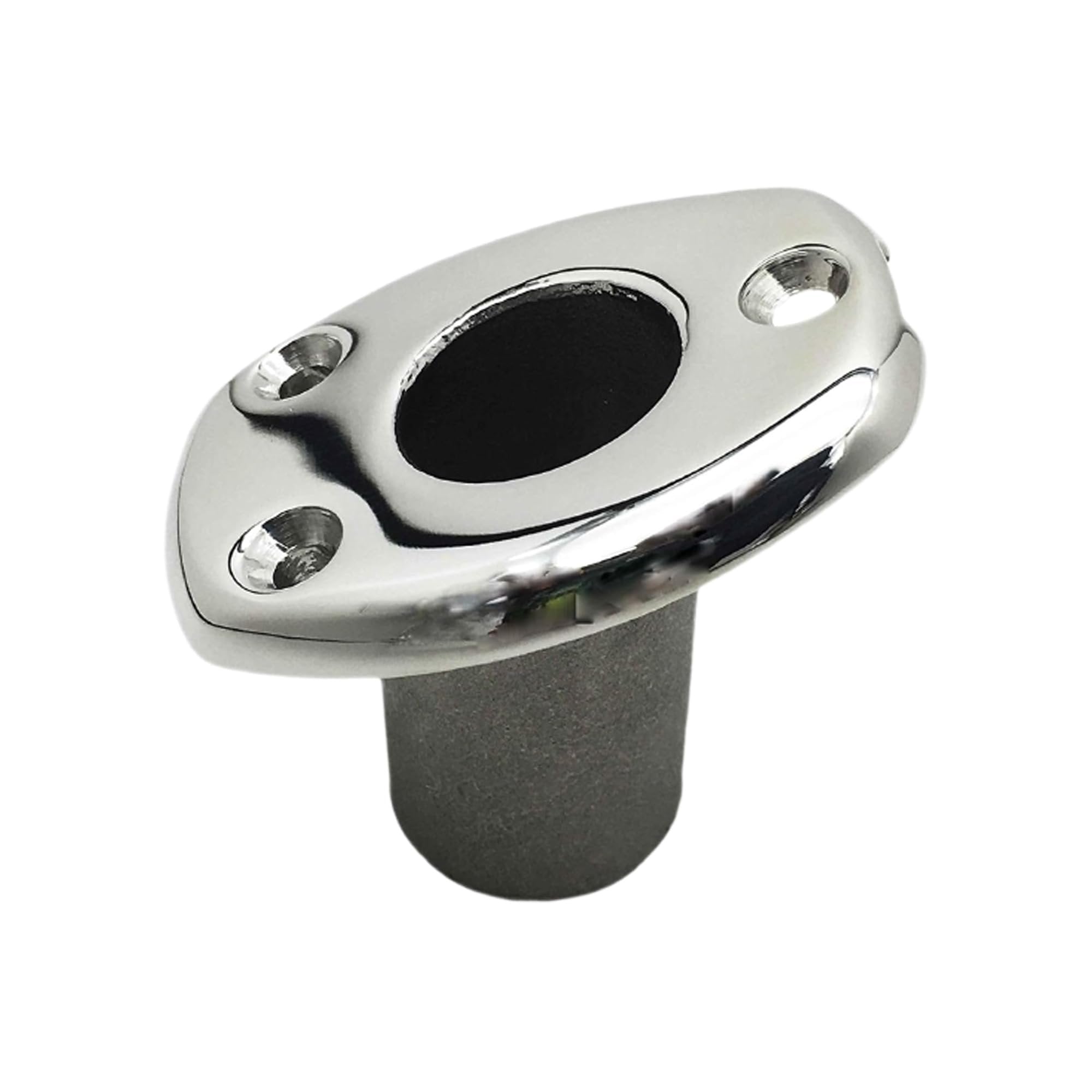 Marine City 316 Stainless Steel Deck Flush Base Flag Socket for Boat (Fit for Ø 20.0mm Pole)