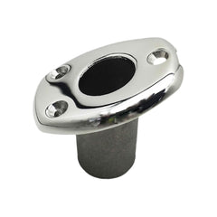 Marine City 316 Stainless Steel Deck Flush Base Flag Socket for Boat (Fit for Ø 20.0mm Pole)