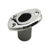 MARINE CITY Deck Flush Base Flag Socket – 316 Stainless Steel, Fits 20 mm Poles