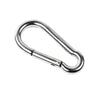Marine City 316 Mosquetón/gancho de seguridad con clip de acero inoxidable de 2" para escalada, pesca y senderismo