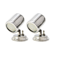 Marine City 316 Stainless Steel Swivel Head Halogen Reading Light – Adjustable