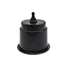 Marine City Black Closeable Plastic Cup Holder with Drain – Flush Mount Design
