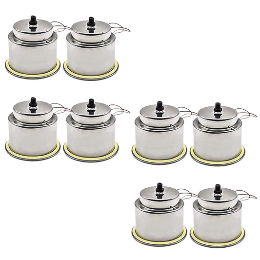 Marine City Stainless Steel Red LED Illuminated Drink Holder with Drain (8 Pcs)