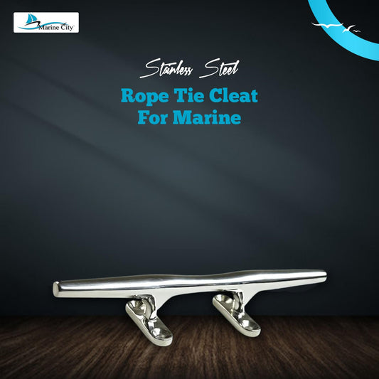 Marine City Deck Mooring Rope Tie Cleat Herreshoff Style Stainless Steel (10 Pcs)