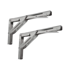 Marine City 304 Stainless Steel Table Bracket – 12” Folding Shelf Bracket