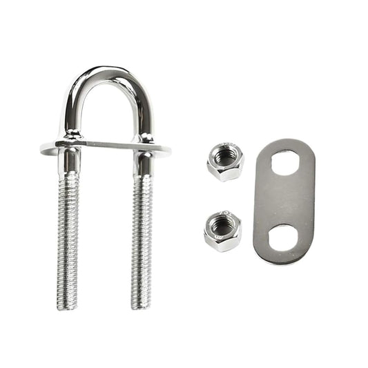 Marine City Boat Stern Bow Eye Tie Down U-Bolt–316 Stainless Steel, 8 x 5/8 Inch Marine City