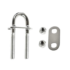 Marine City Boat Stern Bow Eye Tie Down U-Bolt–316 Stainless Steel, 8 x 5/8 Inch