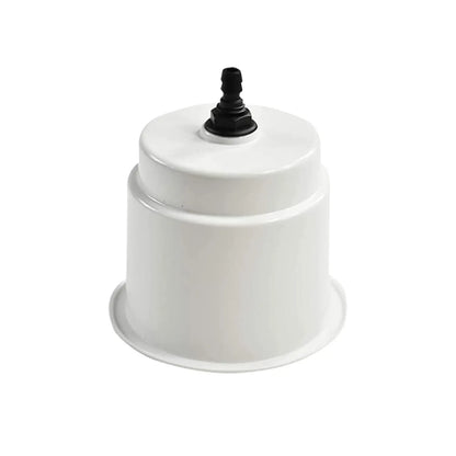 Marine City White Closeable Plastic Cup Holder with Drain – Fits 30 oz Marine City Hardware