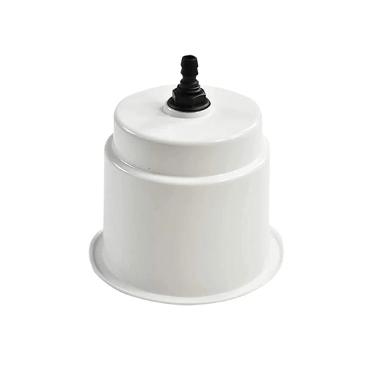 Marine City White Closeable Plastic Cup Holder with Drain – Fits 30 oz Marine City Hardware