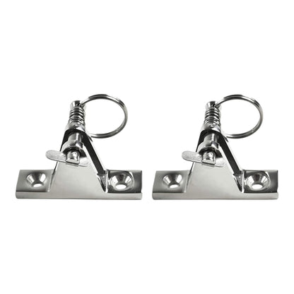 MARINE CITY Stainless Steel Bimini Top Hinge 90° w/ Quick-Release Pin (2 Pcs)