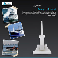 Marine City Universal Speedometer Kick-Up Pitot Tube – Automatic Kick-Up