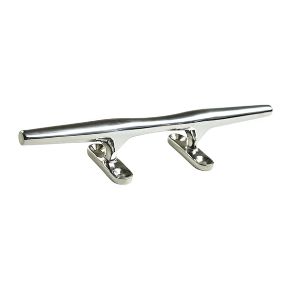 Marine City 316 Stainless Steel Open Base Cleat – 8" Deck Mooring Rope Tie Cleat