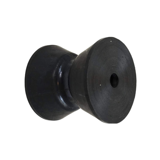 Marine City Rodillo de proa de PU ecológico negro para soporte de rodillo de anclaje de proa/rodillo de proa de repuesto (longitud: 2-3/8 pulgadas, diámetro del orificio del perno central: 1/2 pulgada)