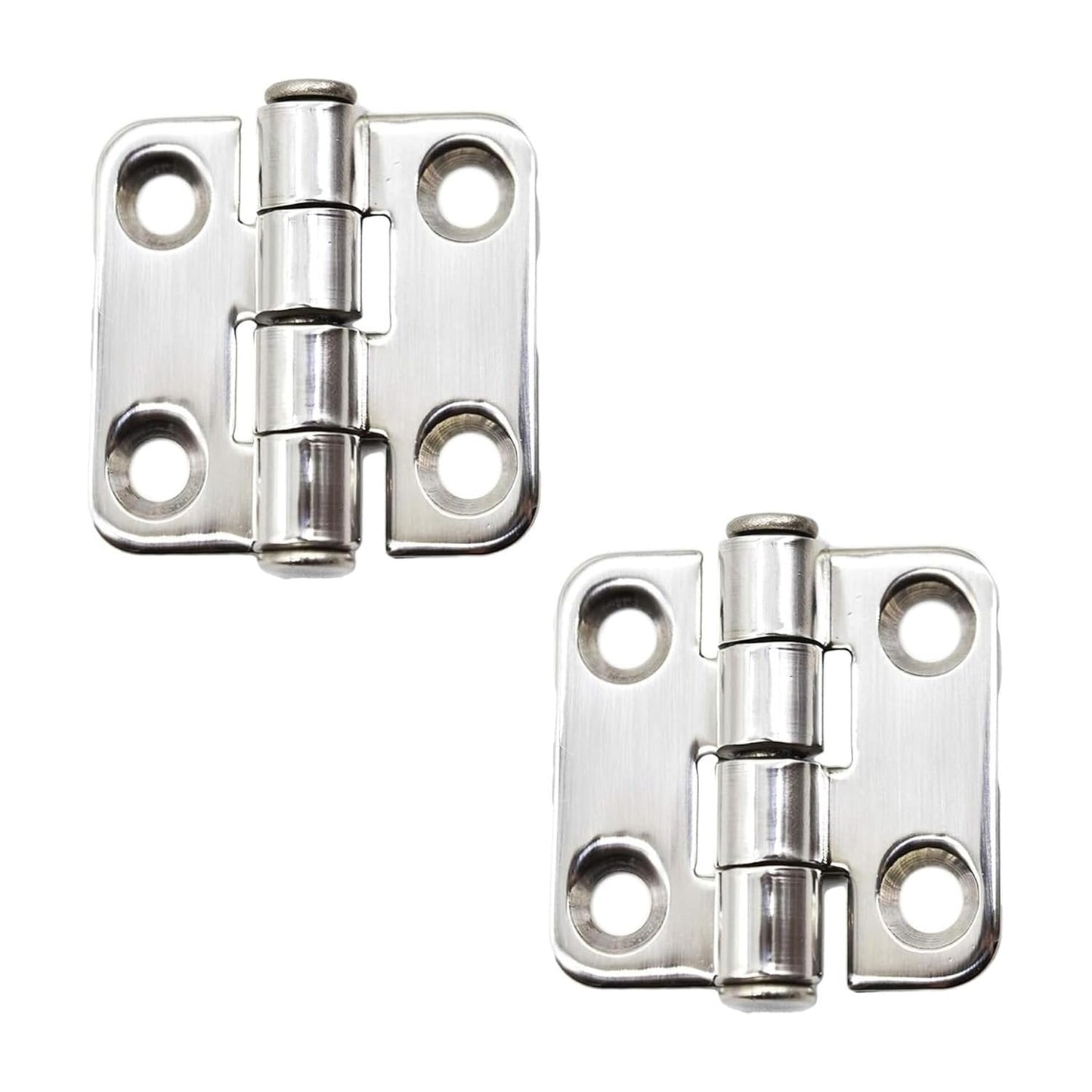 Marine City 304 Stainless Steel Heavy Duty Door Hinges (1-2/5” x 1-1/2”) Marine City
