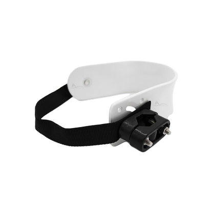MARINE CITY White Powder Coated Aluminum Life Ring Holder–Fits 7/8” to 1” Rails