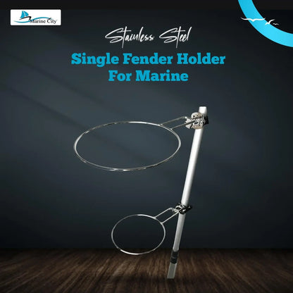Marine City Fender Holder – Stainless Steel, UV-Resistant Clamps, Adjustable Marine City