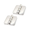 Marine City Stainless Steel Covered Strap Hinges w/ Cap 1-2/5” × 1-1/2” (2 Pcs)