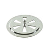 Marine City 5” Round Butterfly Vent–304 Stainless Steel Center Knob Shutter Vent