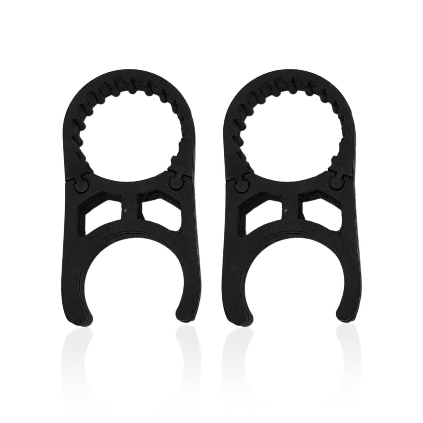 MARINE CITY Black Nylon Ladder Clamp for 1" Tubes, Durable, Secure, Easy Installation, Compatible with Boarding & Swim Ladders MARINE CITY