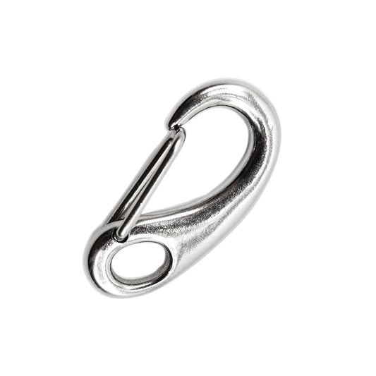 Marine City 316 Stainless-Steel Egg-Shaped Spring Snap Hook 2 Inches