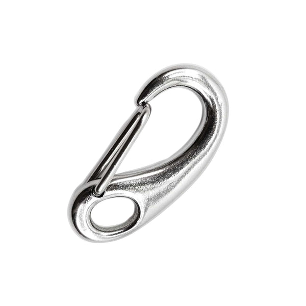 Marine City 316 Stainless-Steel Egg-Shaped Spring Snap Hook 2 Inches
