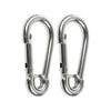 Marine City Carabiner Clip Snap Hook with Ring 2-3/4” Stainless Steel, Rustproof
