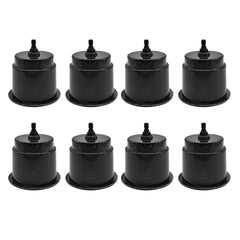 Marine City El más nuevo soporte de plástico de drenaje con cierre de patrón negro para Rocky Mountain 30 oz. Taza (8 piezas) 