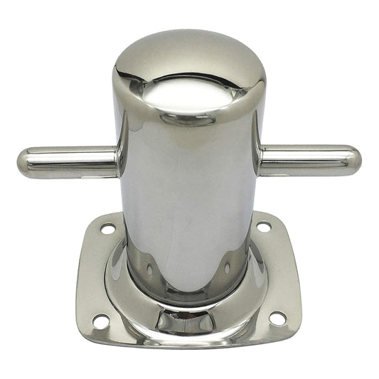 Marine City 316 Stainless Steel Marine Grade Mooring Bollards for Boat Yacht Fishing (7"x 8")
