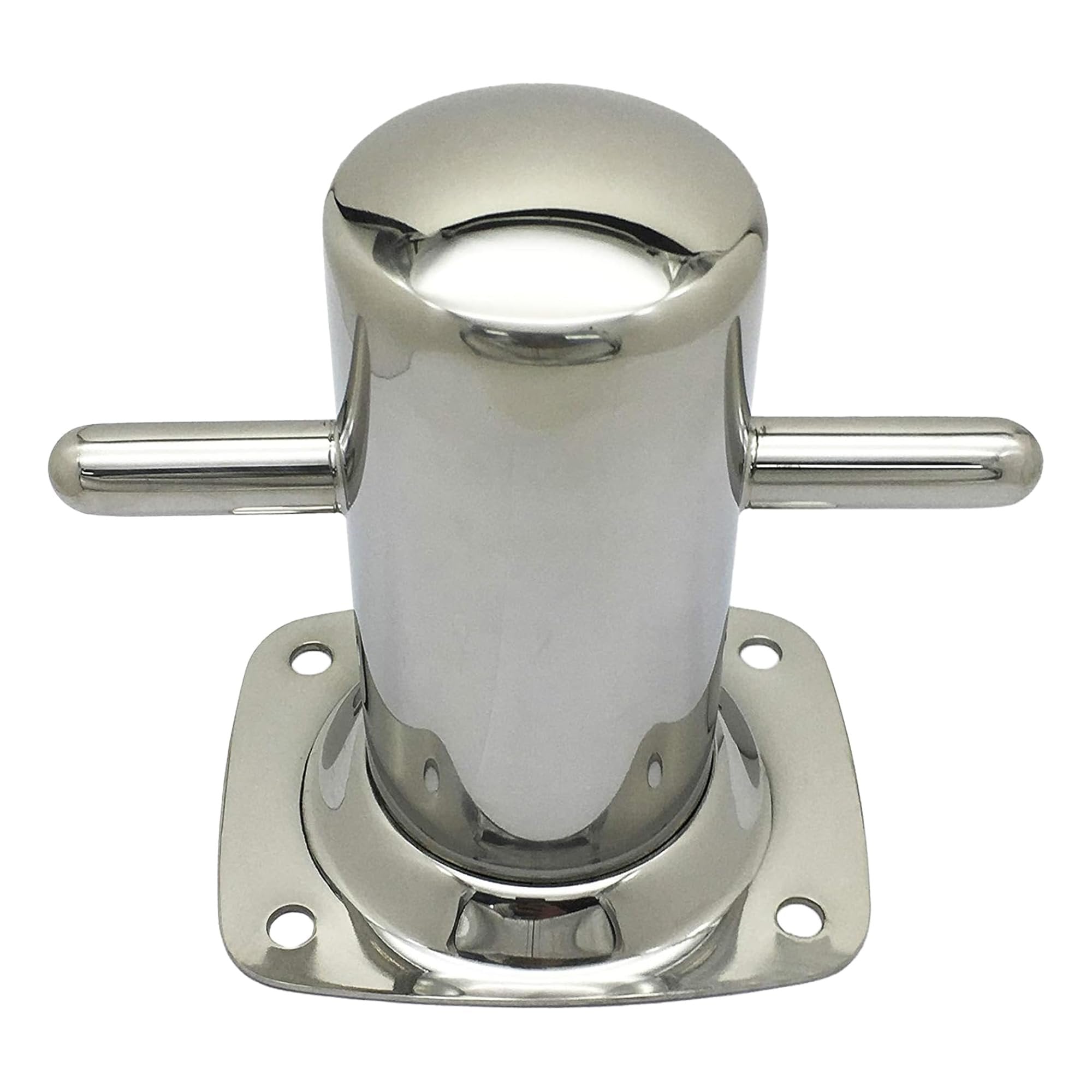 Marine City 316 Stainless Steel Marine Grade Mooring Bollards for Boat Yacht Fishing (7"x 8")