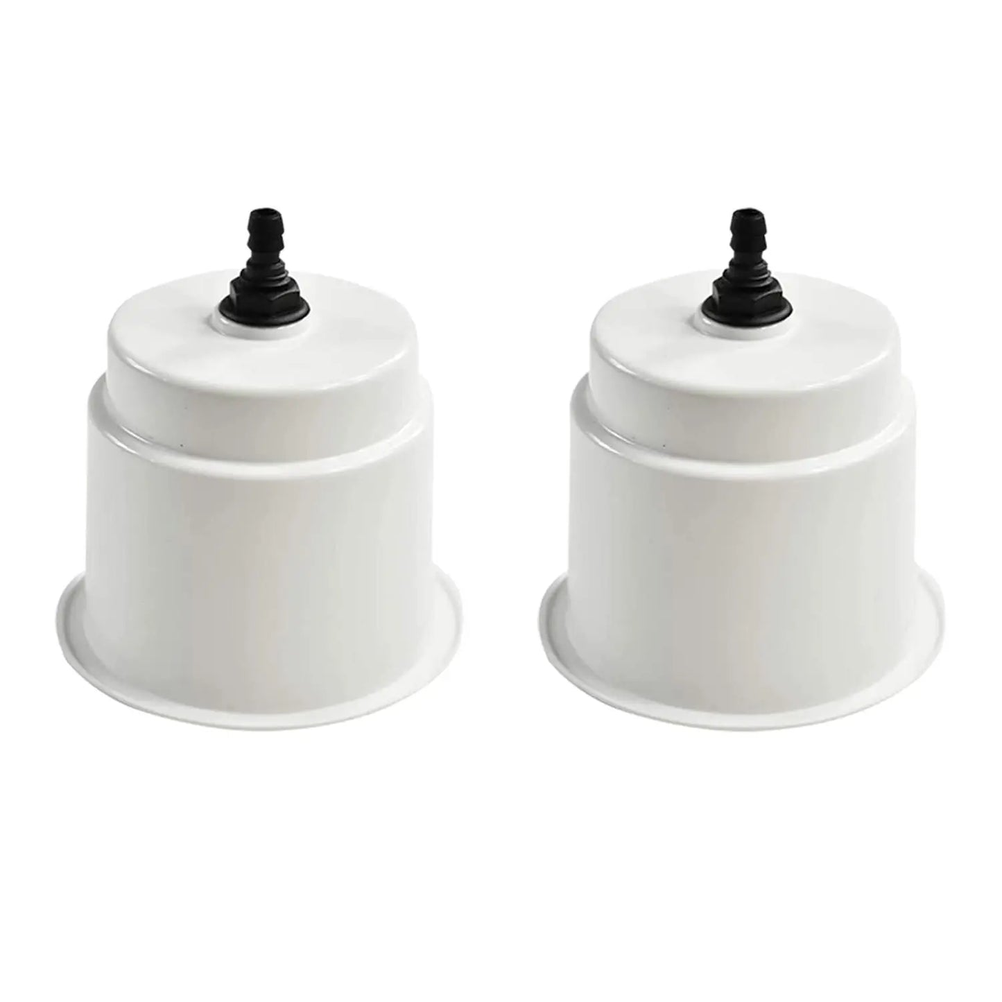 Marine City White Closeable Plastic Cup Holder with Drain – Fits 30 oz Marine City Hardware