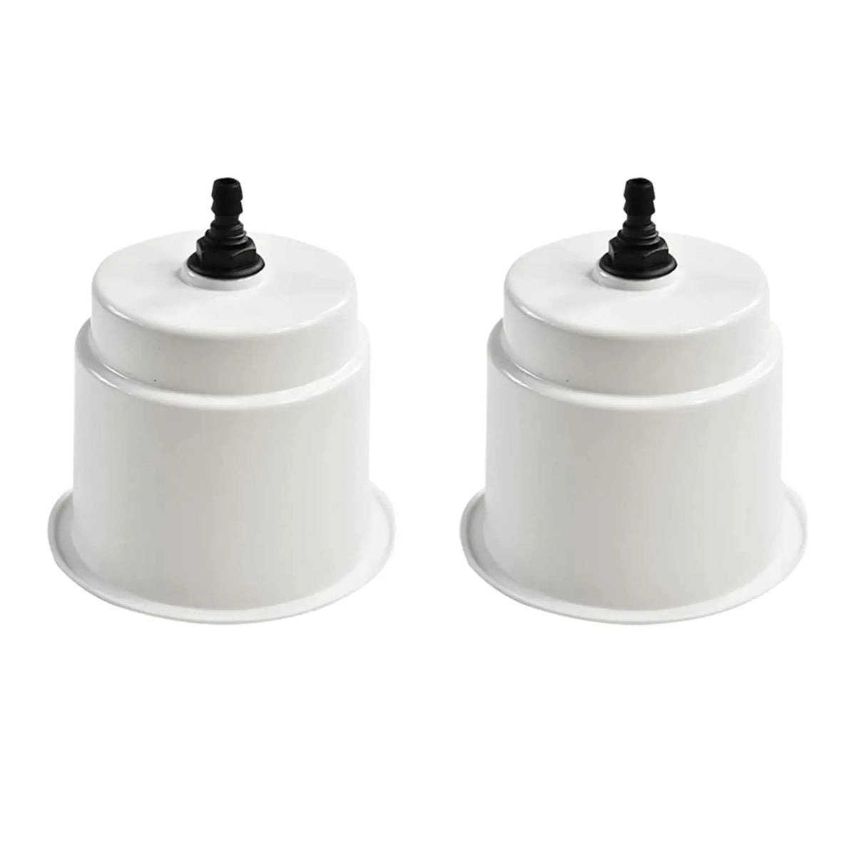 Marine City White Closeable Plastic Cup Holder with Drain – Fits 30 oz Marine City Hardware
