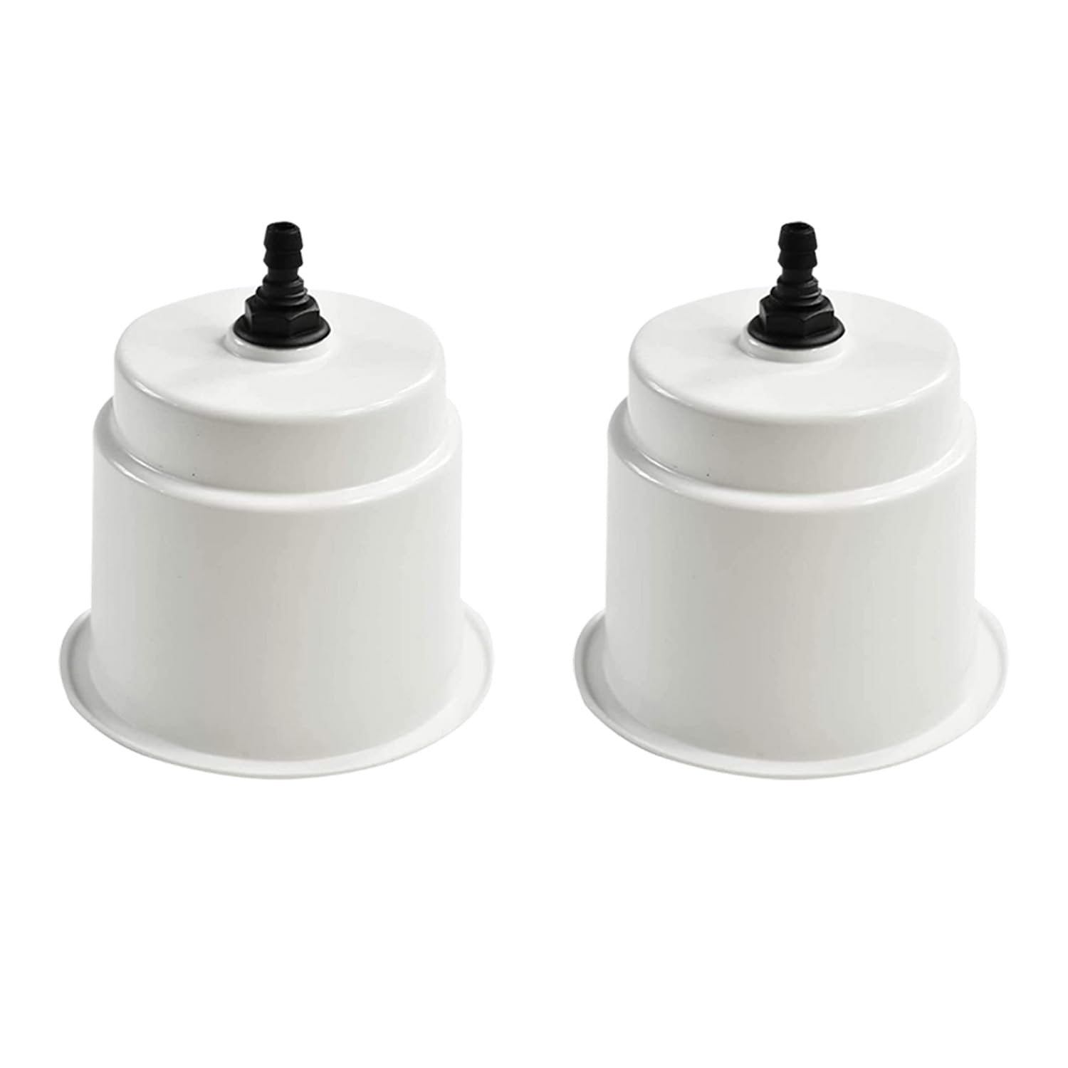 Marine City White Closeable Plastic Cup Holder with Drain – Fits 30 oz