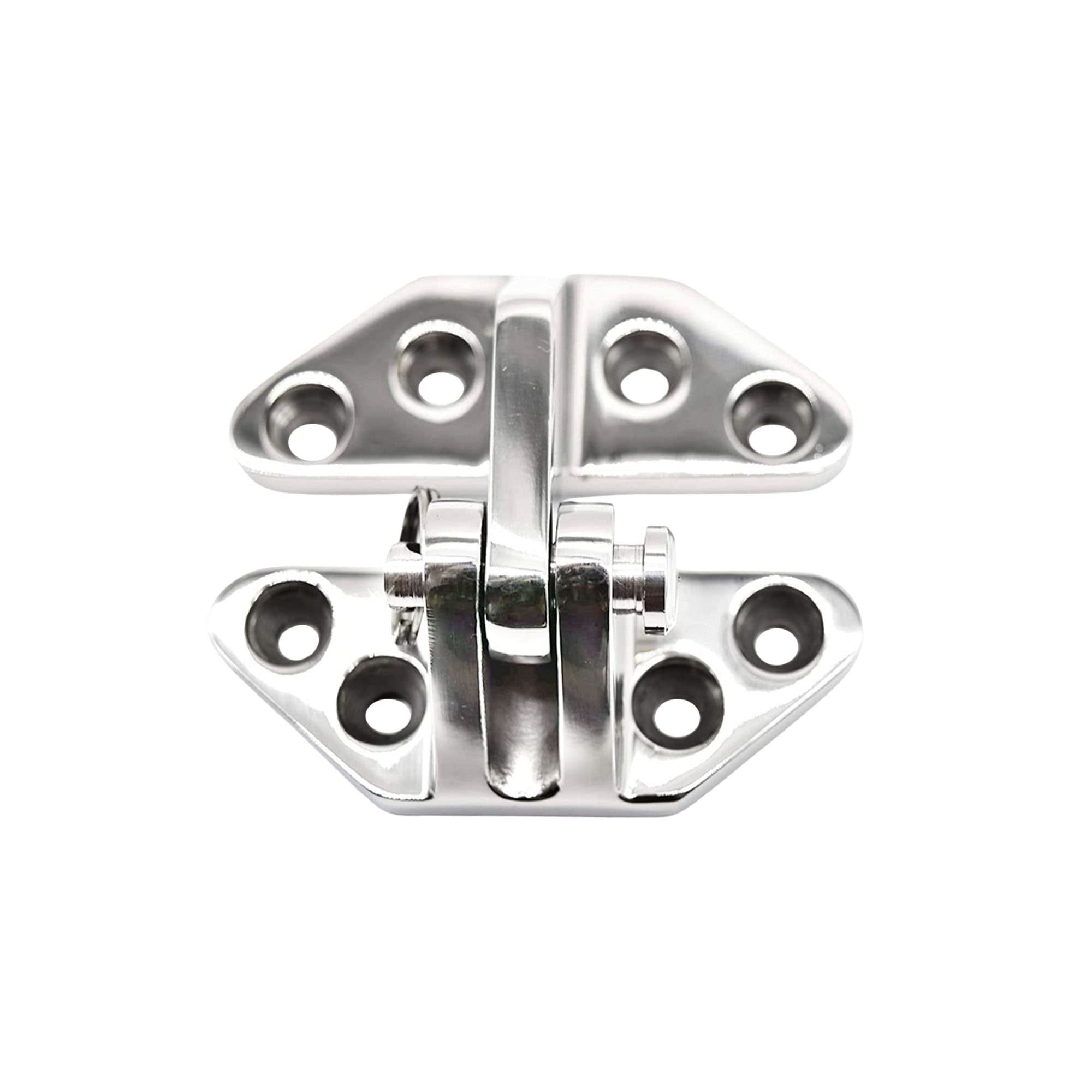 Marine City 316 Stainless Steel Hatch Hinge with Removable Pin – Rustproof