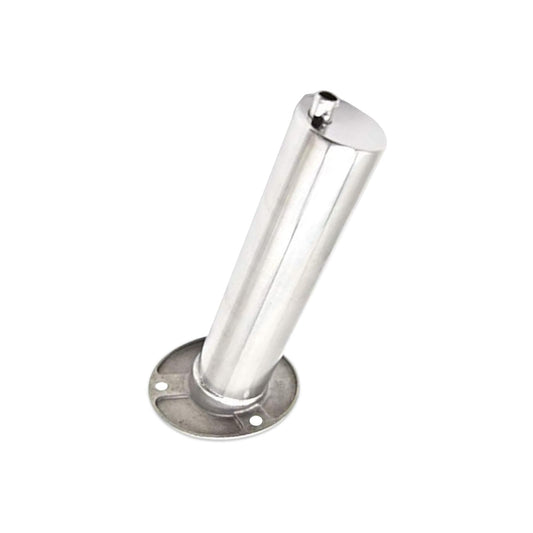 Marine City 316 Stainless Steel Flush-Mount Fishing Rod Holder with Drain