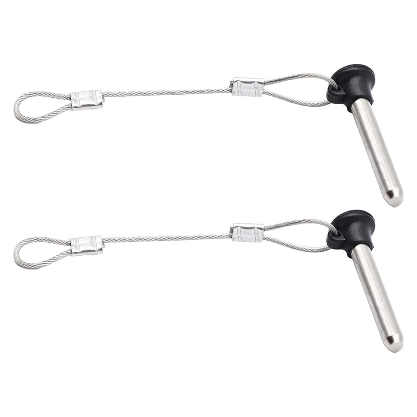 MARINE CITY Pull Pin & Lanyard with Nylon Knob – 3/16" Stainless Steel (2 Pcs) Marine City Hardware