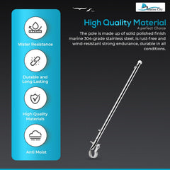 Marine City Flagpole with 12