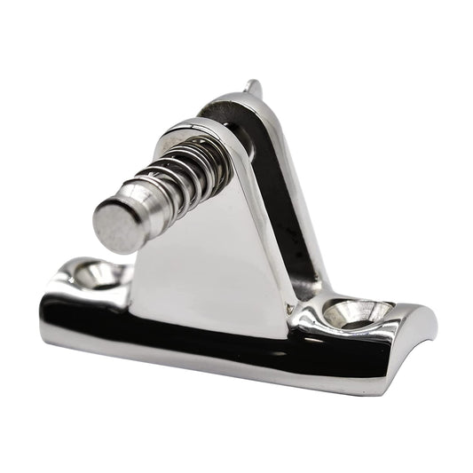 MARINE CITY 316 Stainless Steel Bimini Top Deck Hinge 90° Concave Base (1 Pcs)
