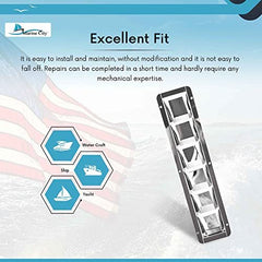 Marine City 6-Slot Louvered Vent – Stainless Steel, Corrosion-Resistant