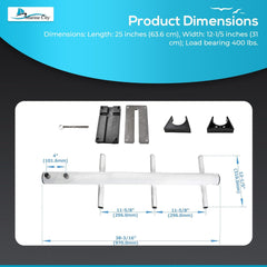 MARINE CITY Aluminum Dive Ladder for Boat