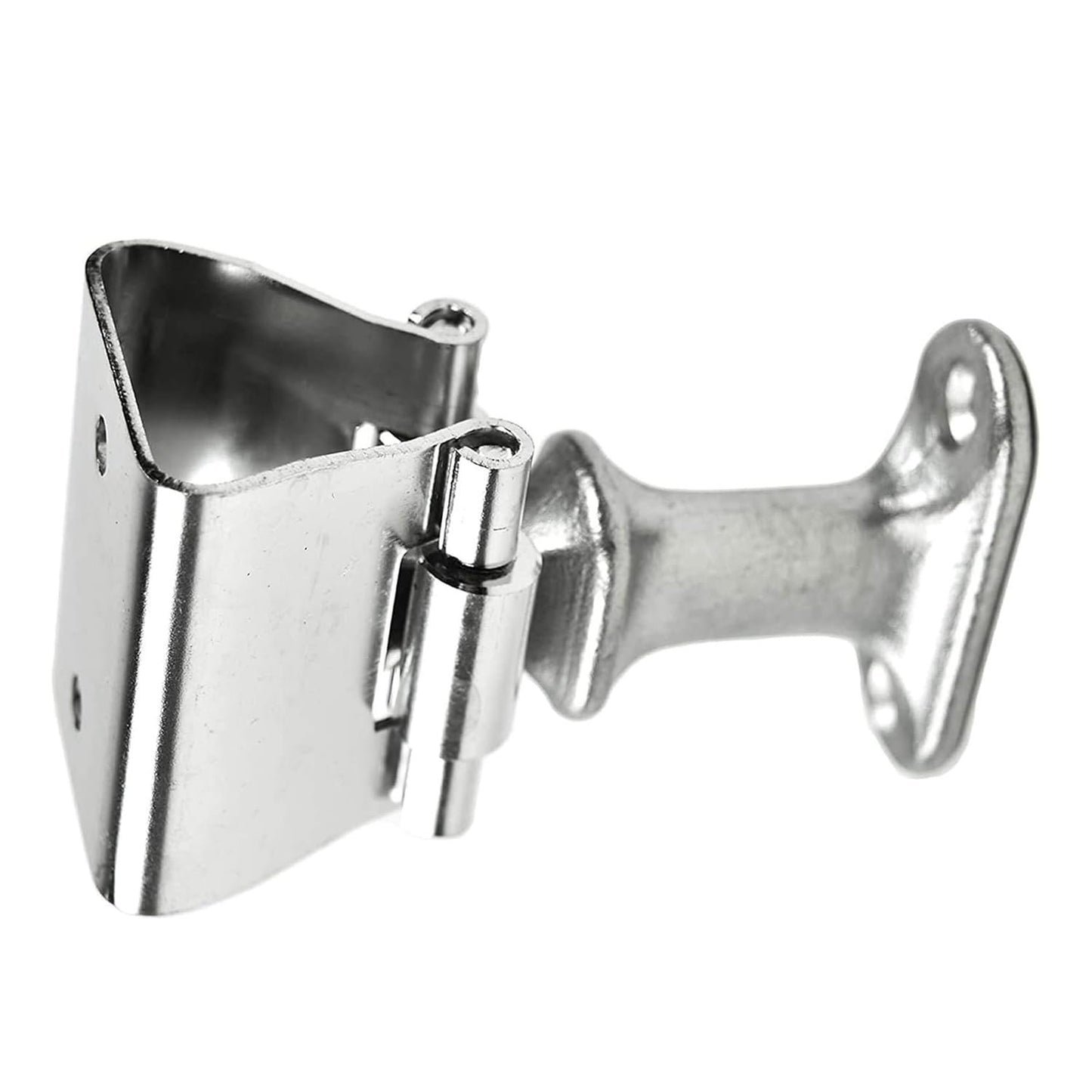 Marine City Tope de puerta de acero inoxidable y soporte para barco, RV (altura: 2-3/4") (L)