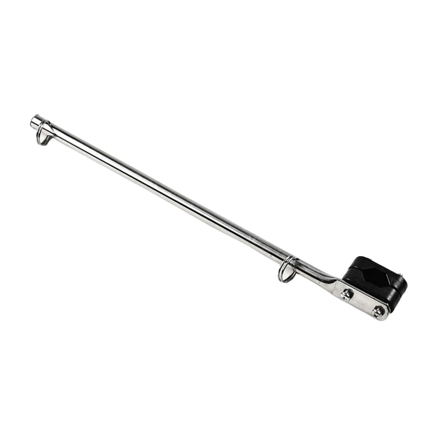 Marine City 316 Stainless Steel Rail Mounted Flag Staff – Fits 7/8" to 1" Tubing