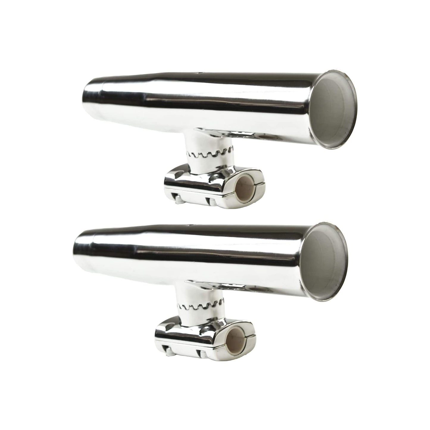 MARINE CITY 316 Stainless Steel Adjustable Clamp-On Rod Holder (Pack of 2)